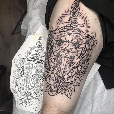 Thistle and Pearl Tattoo tattoo 011