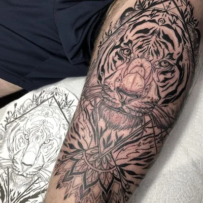 Thistle and Pearl Tattoo tattoo 043