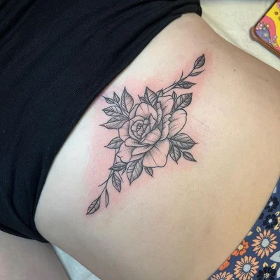 Thistle and Pearl Tattoo tattoo 050
