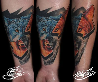 Tibor Black tattoo 035