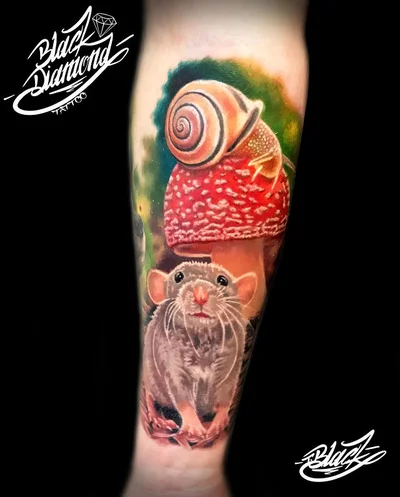 Tibor Black tattoo 042