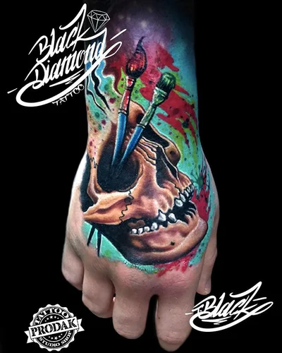 Tibor Black tattoo 044
