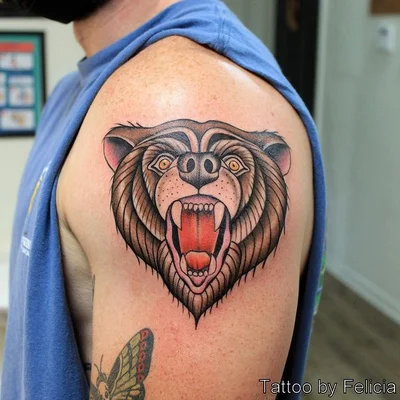 Tiger Lotus Tattoo tattoo 047