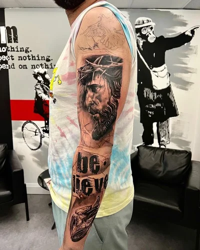 Ryan Johnson tattoo 007