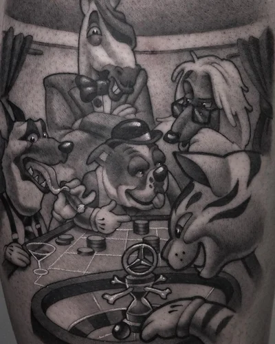 Tony Justice tattoo 036