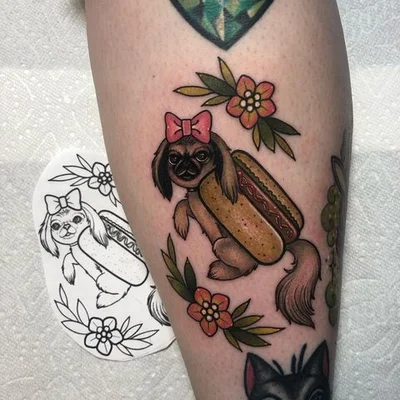 Haley Bean tattoo 038