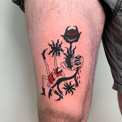 Tough Sticker tattoo 007