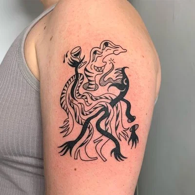 Tough Sticker tattoo 011