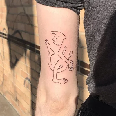 Tough Sticker tattoo 012