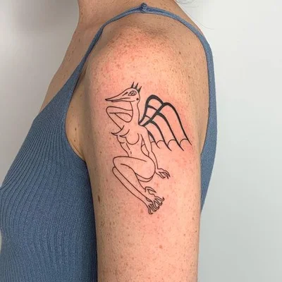Tough Sticker tattoo 014