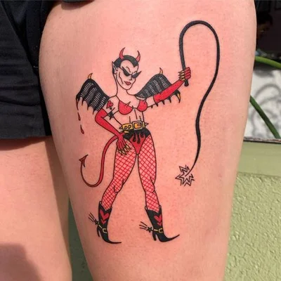 Tough Sticker tattoo 016