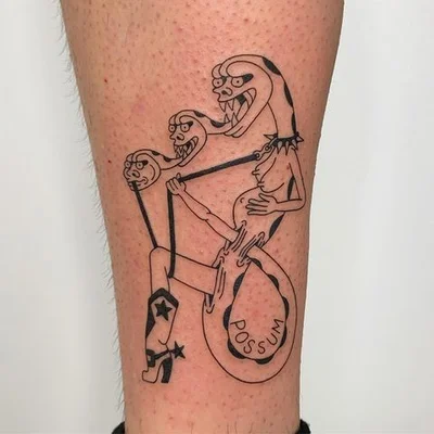 Tough Sticker tattoo 020