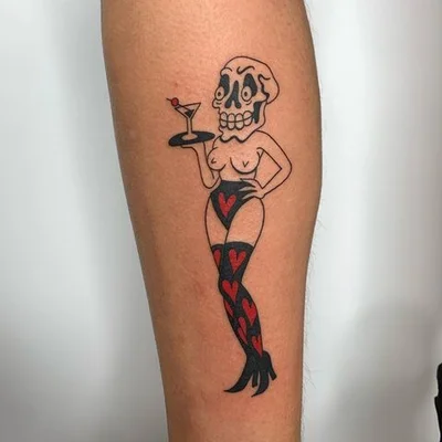 Tough Sticker tattoo 028