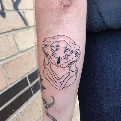 Tough Sticker tattoo 029