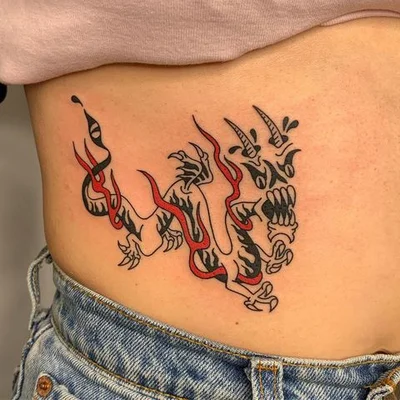 Tough Sticker tattoo 030