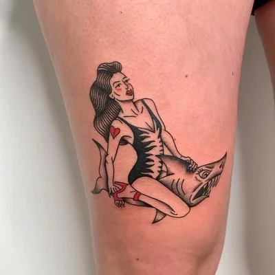 Tough Sticker tattoo 031