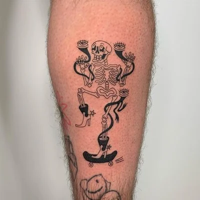 Tough Sticker tattoo 033