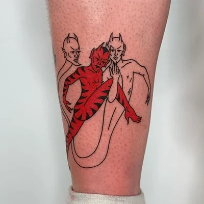 Tough Sticker tattoo 034