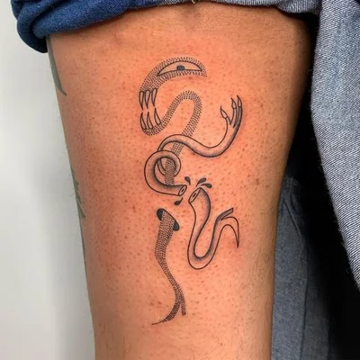 Tough Sticker tattoo 039
