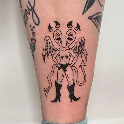 Tough Sticker tattoo 042