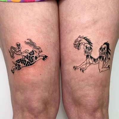 Tough Sticker tattoo 043