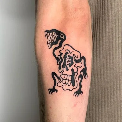Tough Sticker tattoo 050