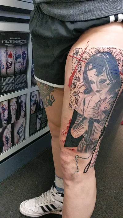Lukasz Trawczynski tattoo 007