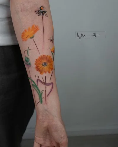 Masha Tsegelnik tattoo 010