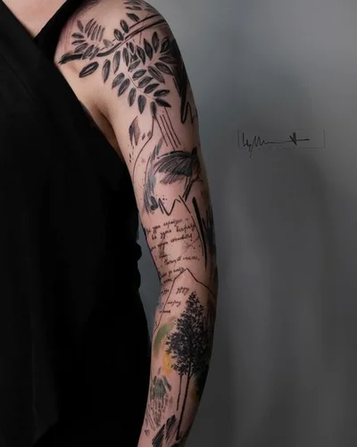 Masha Tsegelnik tattoo 045