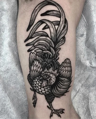 TWO CRANES TATTOO tattoo 031