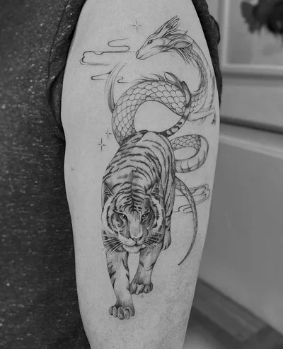 TWO CRANES TATTOO tattoo 039