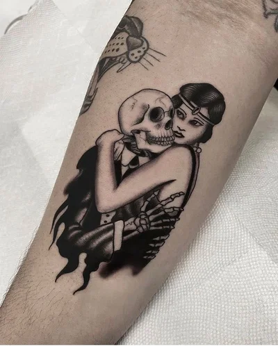 TWO CRANES TATTOO tattoo 042
