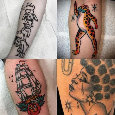 Two Horses tattoo 007
