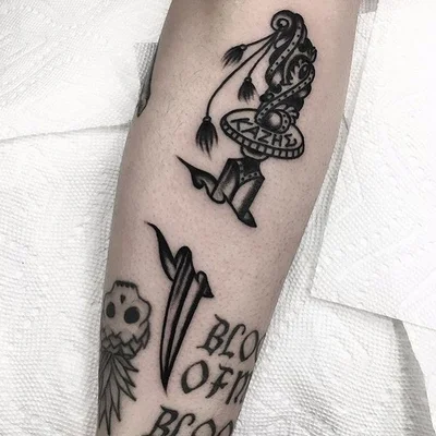 Two Horses tattoo 020