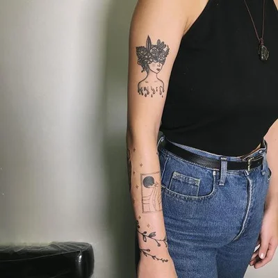 Uliana Gromova tattoo 011