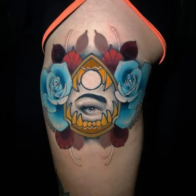 Umbrellaface tattoo 018