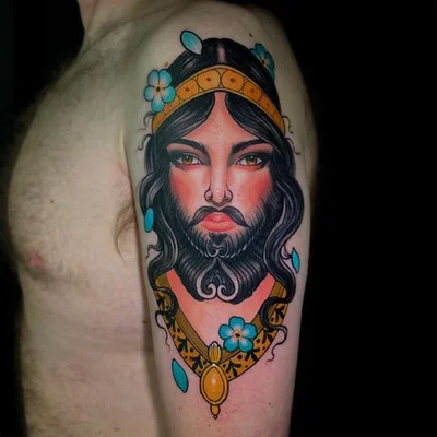 Umbrellaface tattoo 020