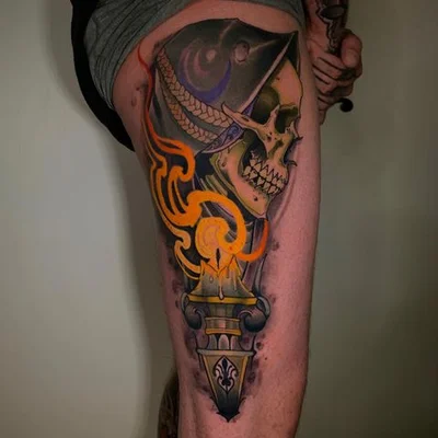 Umbrellaface tattoo 034