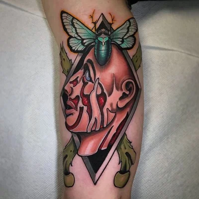 Umbrellaface tattoo 035