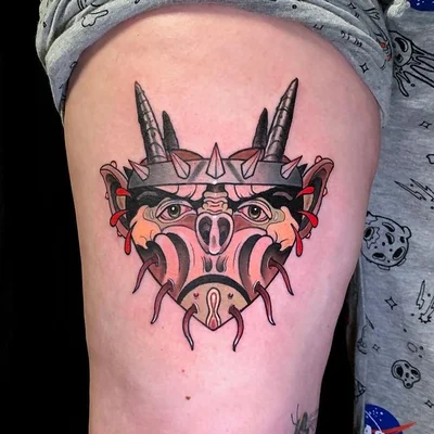 Umbrellaface tattoo 040