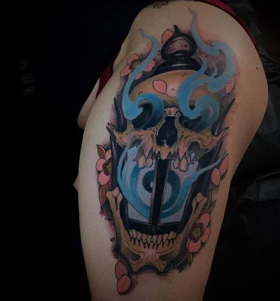 Umbrellaface tattoo 049