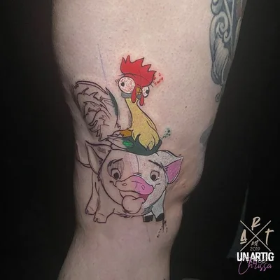 Benne and Chrissa tattoo 009