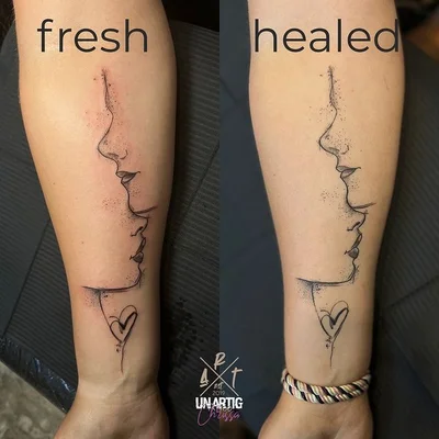 Benne and Chrissa tattoo 013
