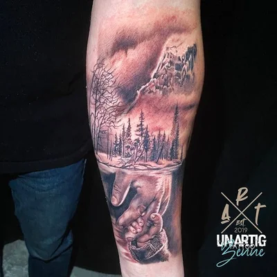 Benne and Chrissa tattoo 022