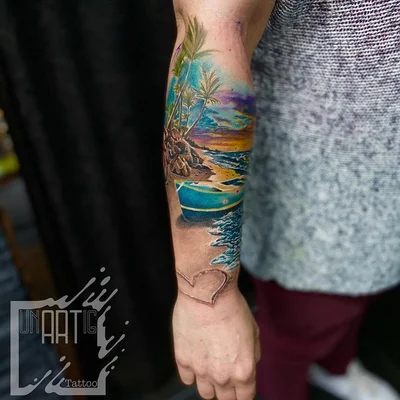 Benne and Chrissa tattoo 026