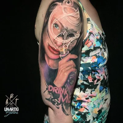 Benne and Chrissa tattoo 028