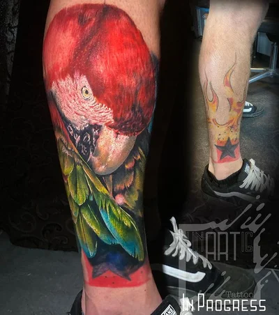 Benne and Chrissa tattoo 032
