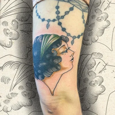 Amber Rainbow tattoo 008