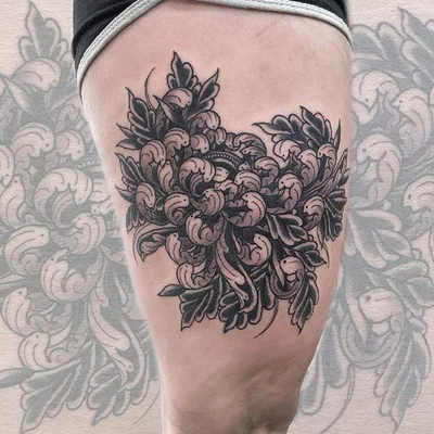 Amber Rainbow tattoo 009