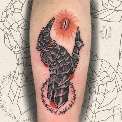 Amber Rainbow tattoo 010